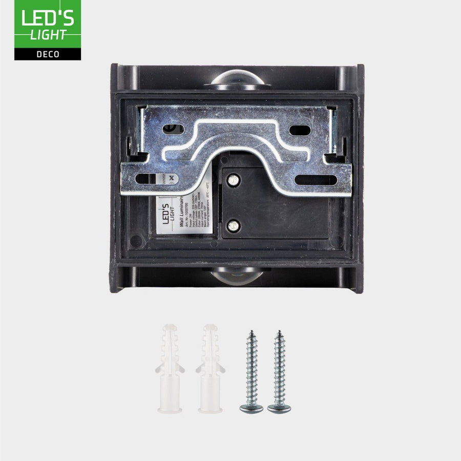Außenleuchte mit Lichtquelle – Wandleuchte – 170 lm 2000 K/2700 K/4000 K – Schwarz – IP65 - lidstore.shop