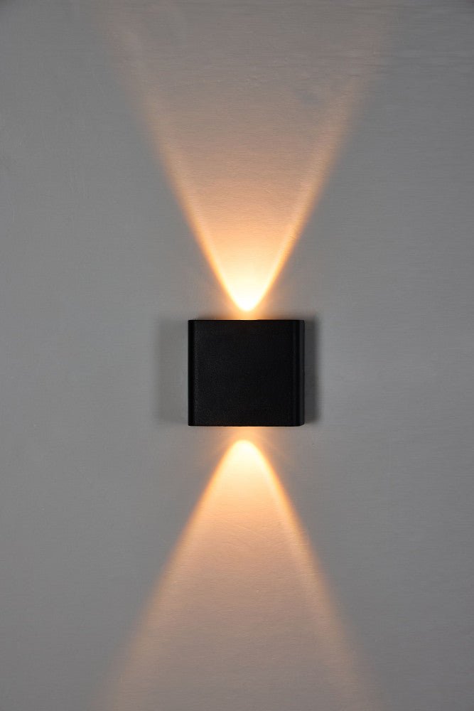 Buitenlamp met Lichtbron - Wandarmatuur - 170lm 2000K/2700K/4000K - Zwart - IP65 LED.nl