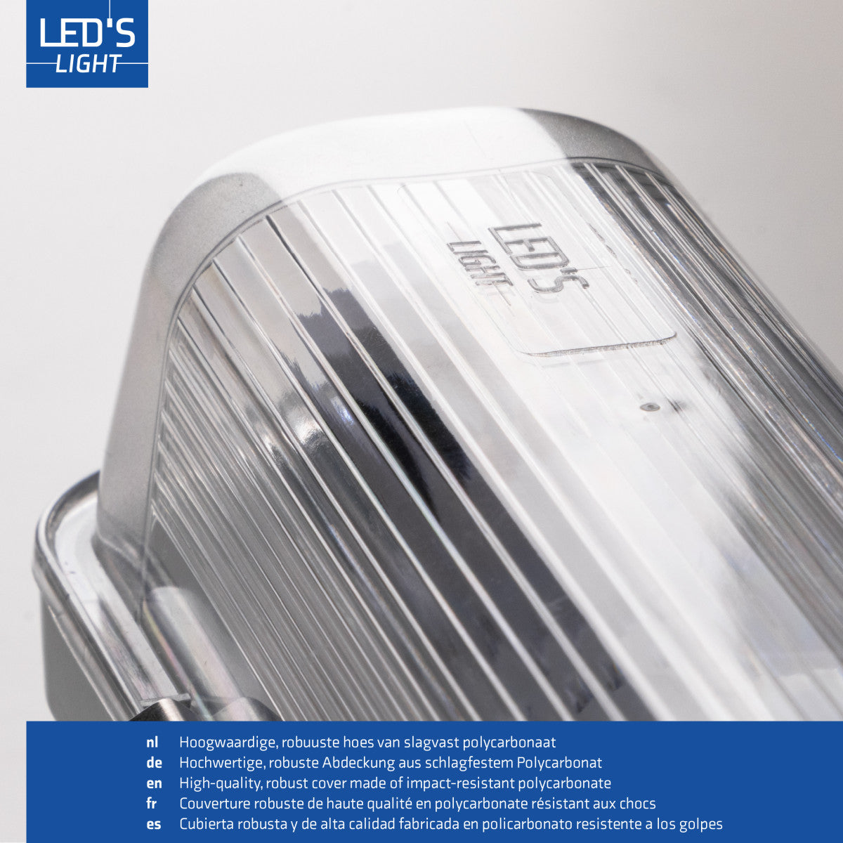4 PACK -LED's Light Complete LED TL lamp met LED buis 150 cm - Binnen en buiten - 3060lm - 16.5W - 4000K - 185lm/w - Energielabel B LED.nl