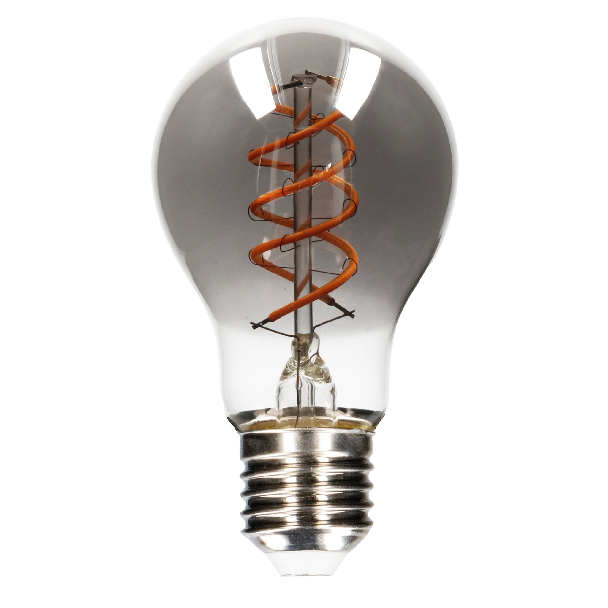 LED Filamentlamp A60 met Rookglas - E27 fitting - 4,5W - 120 Lumen - Extra warm wit (1800K) - Dimbaar Dimbare filament lampen LED.nl