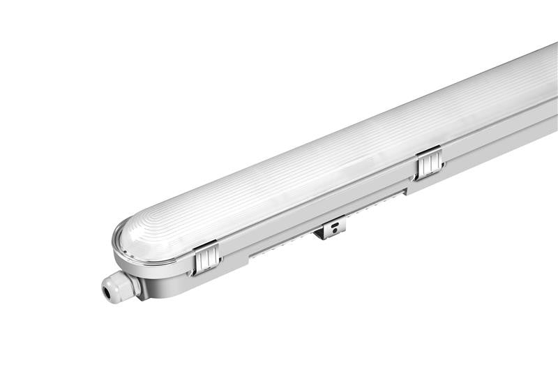 9er-Pack – LED-Leuchte mit LED-Streifen, verbindbar, Farbtemperatur/Leistungsauswahl – 180 lm/W, 39 W, 150 cm, 7020 lm, 3000 K/4000 K/6500 K – Schutzart IP65, IK08 - lidstore.shop