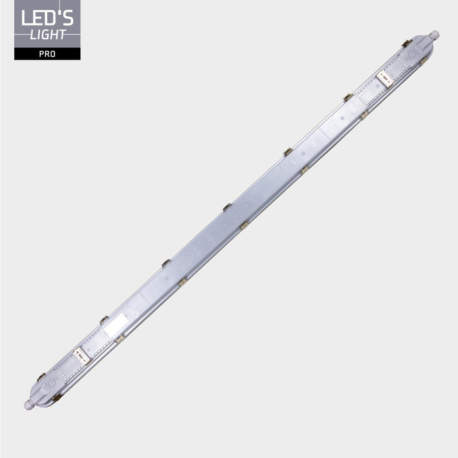 9er-Pack – LED-Leuchte mit LED-Streifen, verbindbar, Farbtemperatur/Leistungsauswahl – 180 lm/W, 39 W, 150 cm, 7020 lm, 3000 K/4000 K/6500 K – Schutzart IP65, IK08 - lidstore.shop
