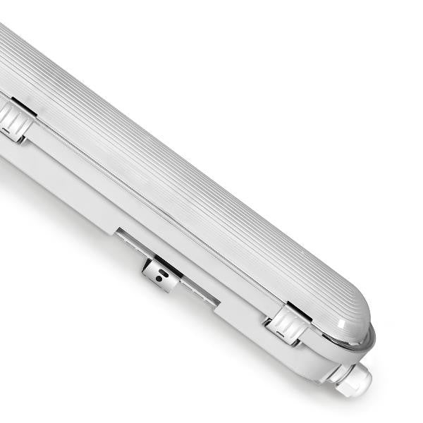 9er-Pack – LED-Leuchte mit LED-Streifen, verbindbar, Farbtemperatur/Leistungsauswahl – 180 lm/W, 39 W, 150 cm, 7020 lm, 3000 K/4000 K/6500 K – Schutzart IP65, IK08 - lidstore.shop