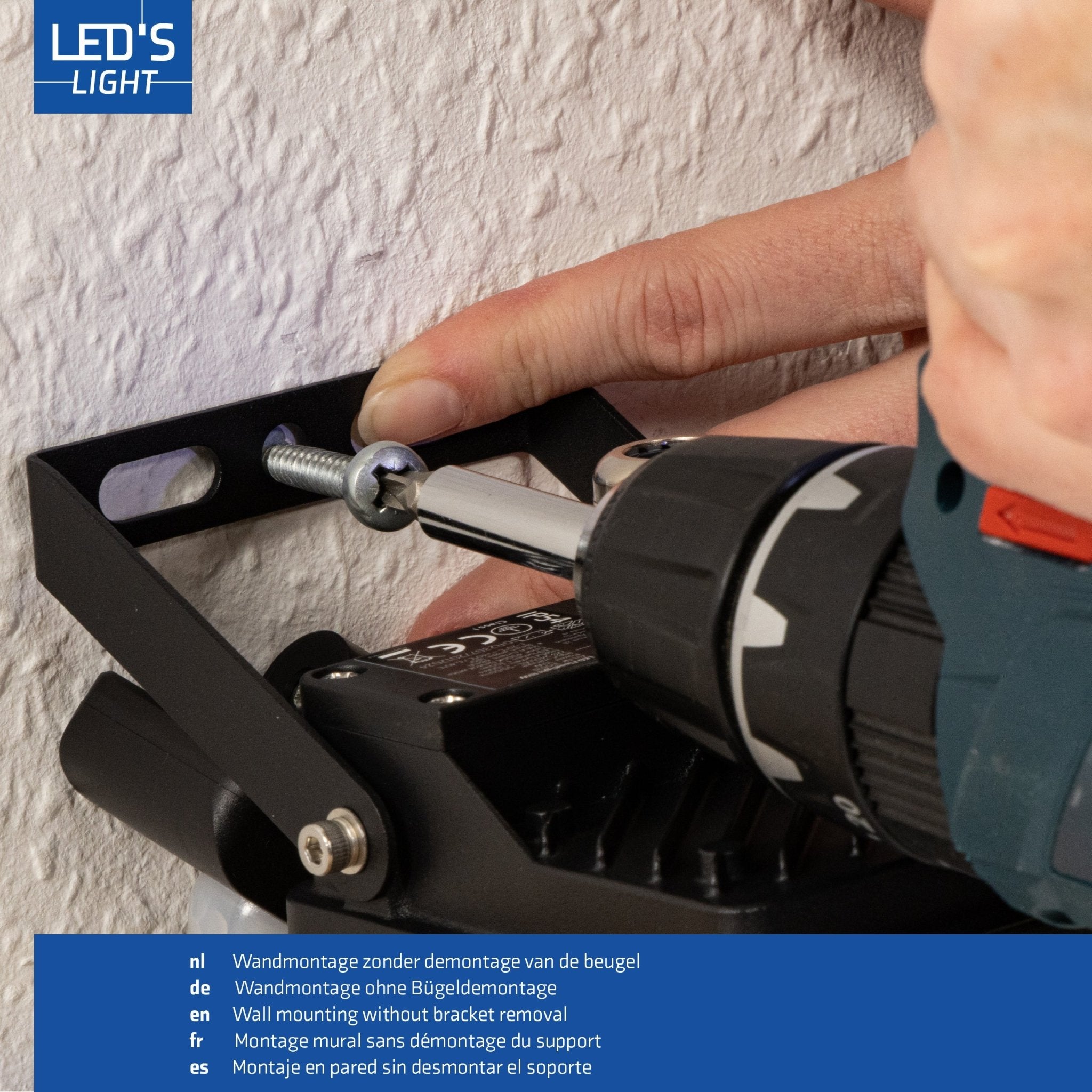 LED's Light Buitenlamp schijnwerper floodlight met bewegingssensor 4200lm - binnen en buiten - 30W Schijnwerpers LED.nl