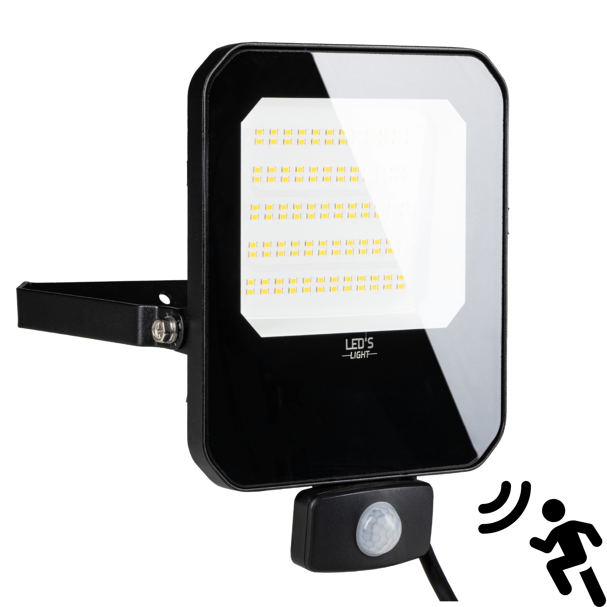 LED's Light Buitenlamp schijnwerper floodlight met bewegingssensor 7000lm - binnen en buiten - 50W Schijnwerpers LED.nl