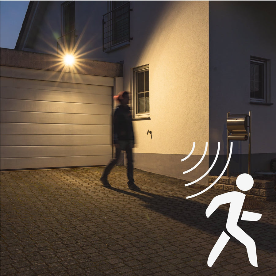 LED-Außenstrahler mit Bewegungsmelder, 7000 lm – für Innen und Außen – 50 W - lidstore.shop