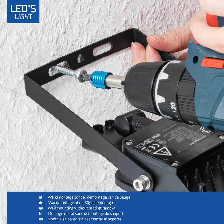 LED-Außenstrahler mit Bewegungsmelder, 7000 lm – für Innen und Außen – 50 W - lidstore.shop