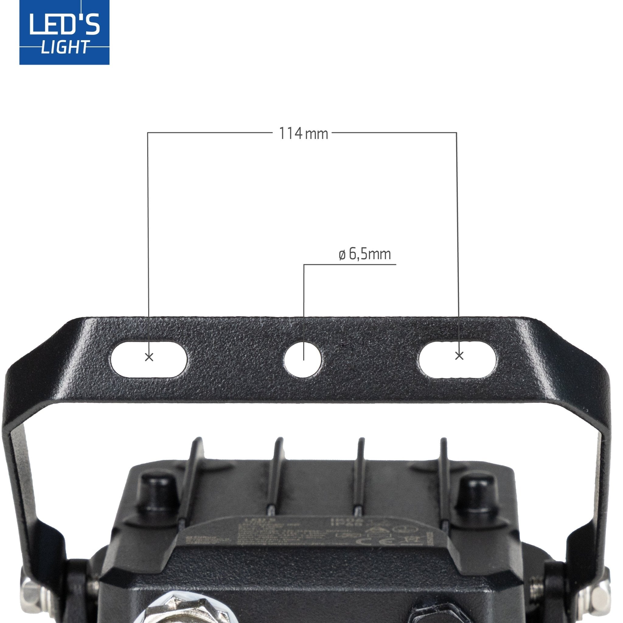 LED's Light Buitenlamp schijnwerper floodlight met bewegingssensor 7000lm - binnen en buiten - 50W Schijnwerpers LED.nl