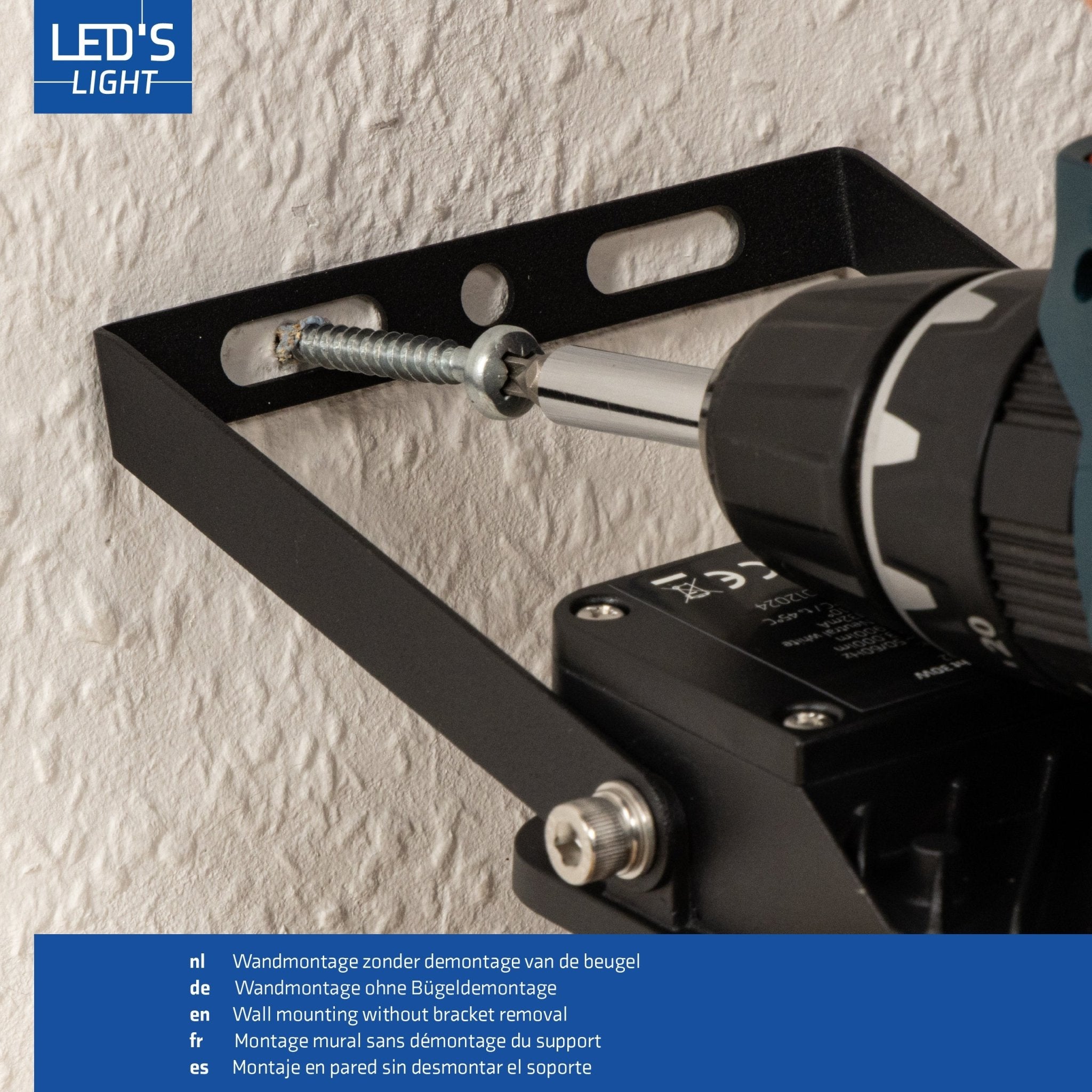 LED's Light Buitenlamp schijnwerper floodlight 7000lm - voor binnen en buiten - 50W Schijnwerpers LED.nl