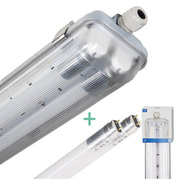 LED's Light Double LED TL lamp 60 cm - complete with LED tubes - Indoor and outdoor - 2250 lm - LED.nl