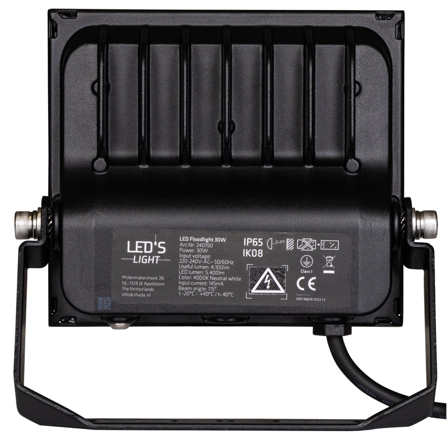LED's Light Floodlight 4800 - Wasserdicht und Neigbar - 30W  - lidstore.shop