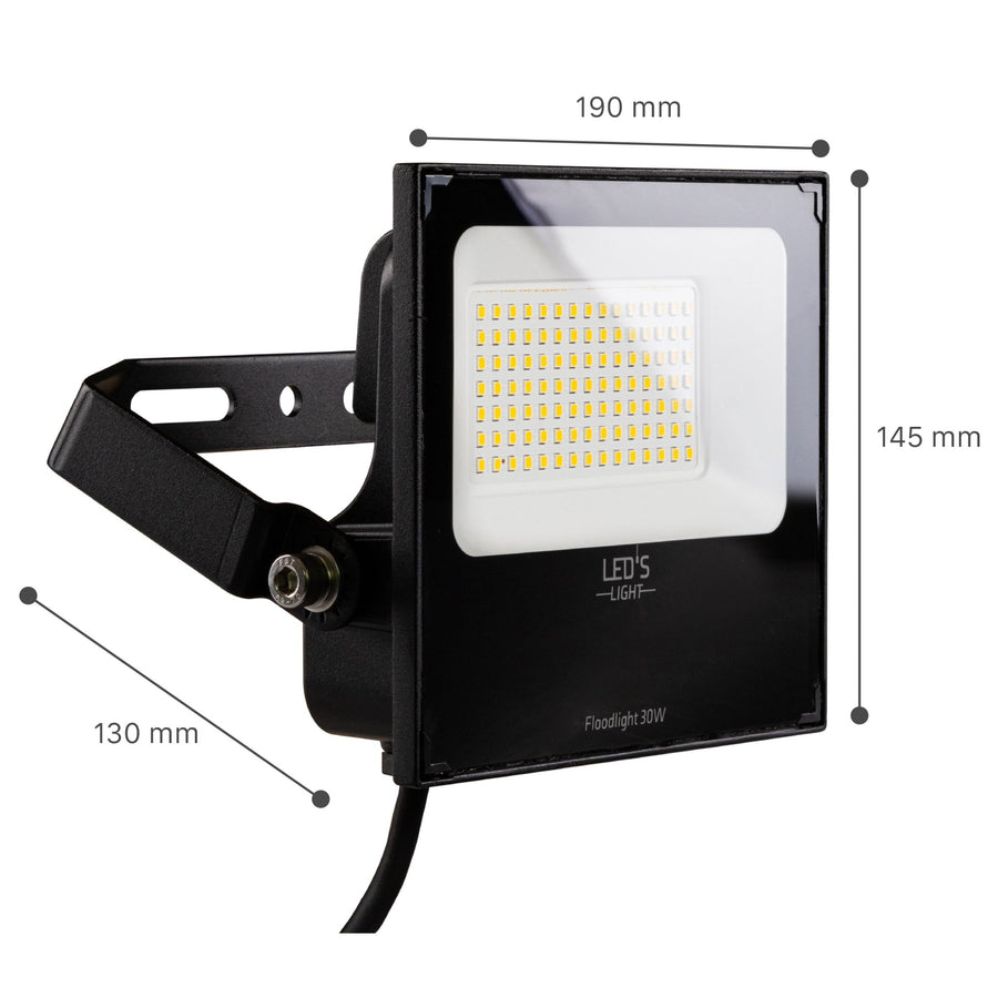 LED's Light Floodlight 4800 - Wasserdicht und Neigbar - 30W  - lidstore.shop