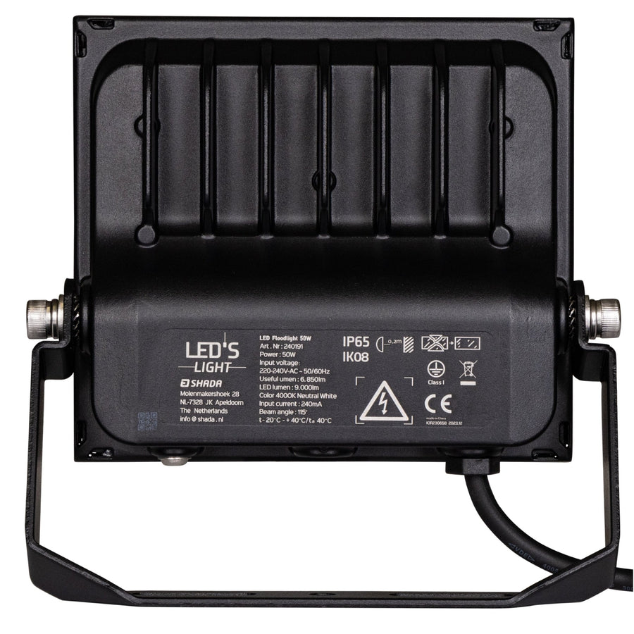 LED's Light Floodlight 8000 - Wasserdicht und Neigbar - 50W  - lidstore.shop