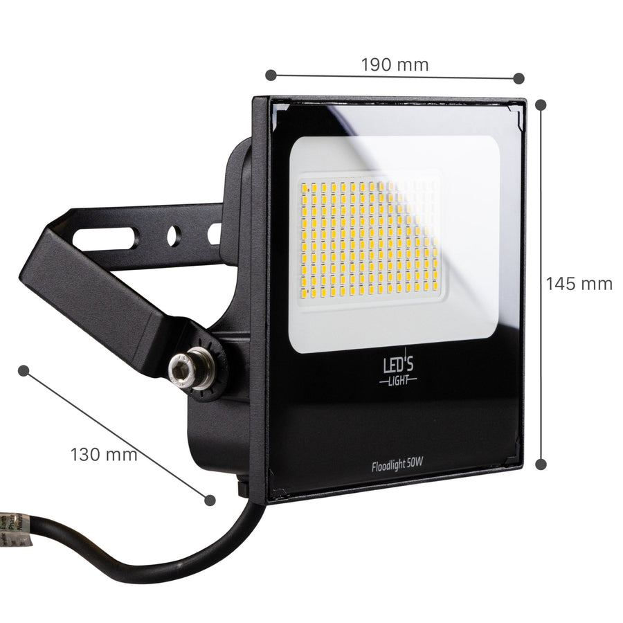LED's Light Floodlight 8000 - Wasserdicht und Neigbar - 50W  - lidstore.shop