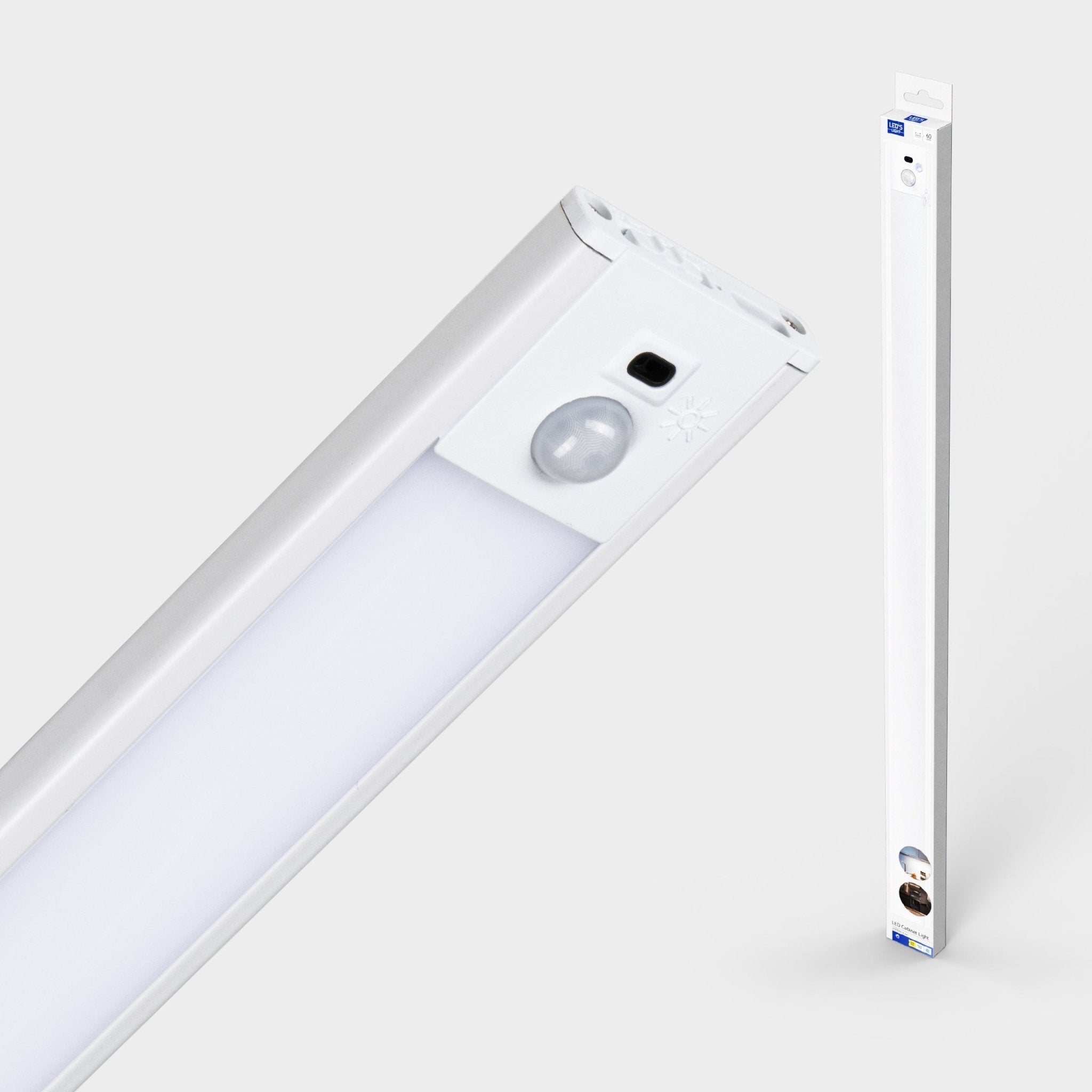LED's Light Kastverlichting met sensor 60 cm - Oplaadbaar en draadloos - zwaai- en bewegingssensor - wit Kastverlichting LED.nl