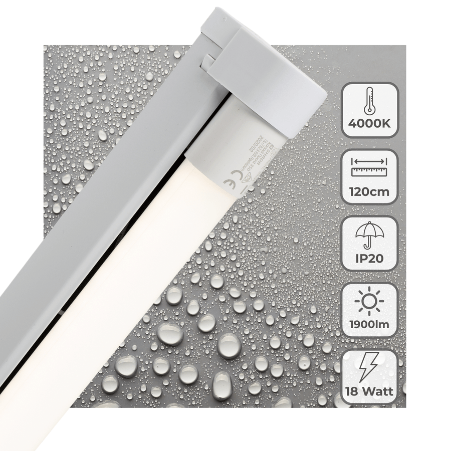 LED's Light LED light bar 120 cm for indoor use - Fixture including LED TL tube - 1900 lm - LED.nl
