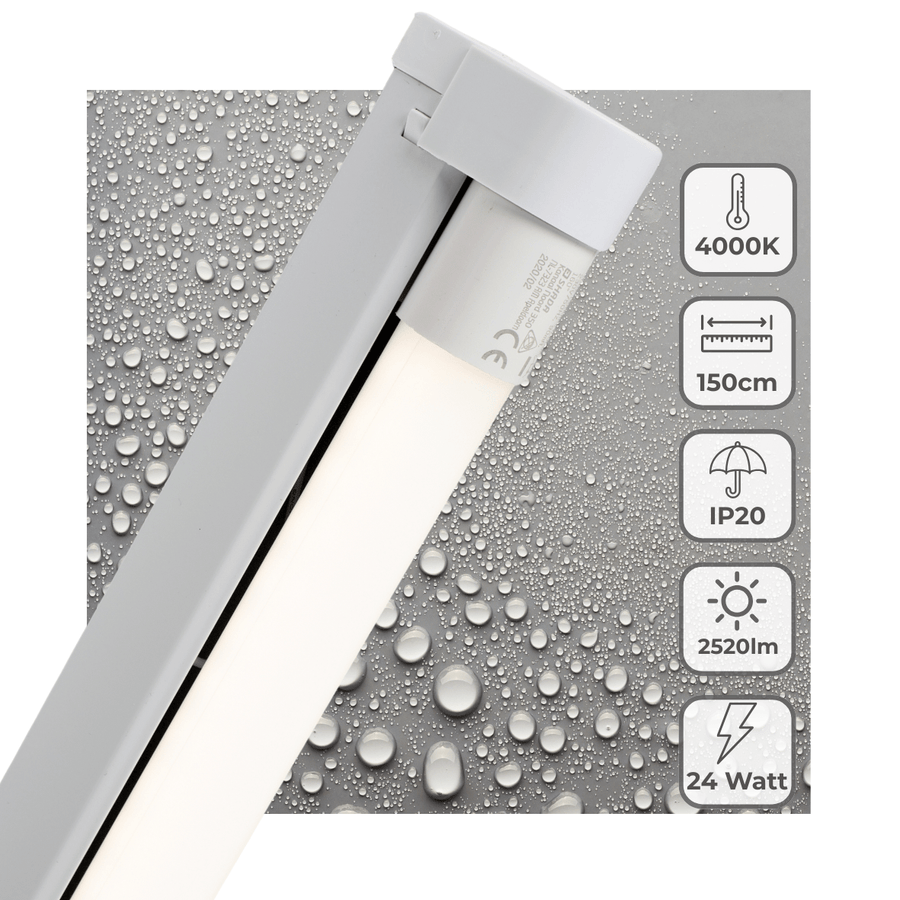 LED's Light LED-Lichtleiste 150 cm für den Innenbereich - Leuchte inklusive LED-TL-Röhre - 2520 lm - lidstore.shop