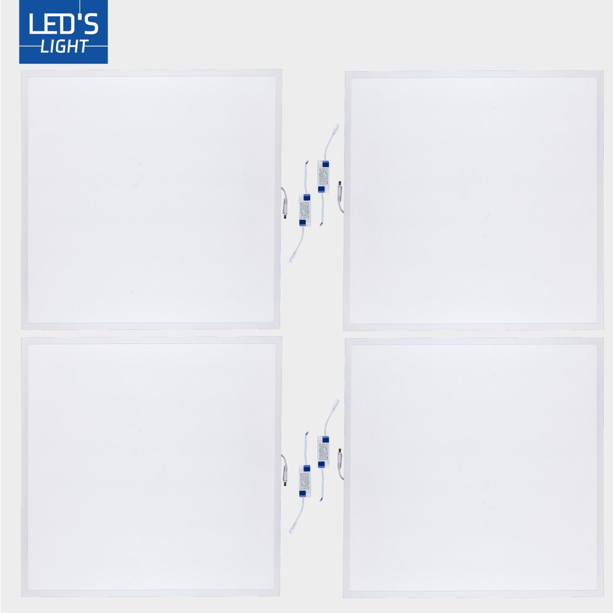 LED's Light LED Paneel 595x595mm - Vierkant - Neutraal wit (4000K) - 4000 Lumen - 40W Panelen LED.nl