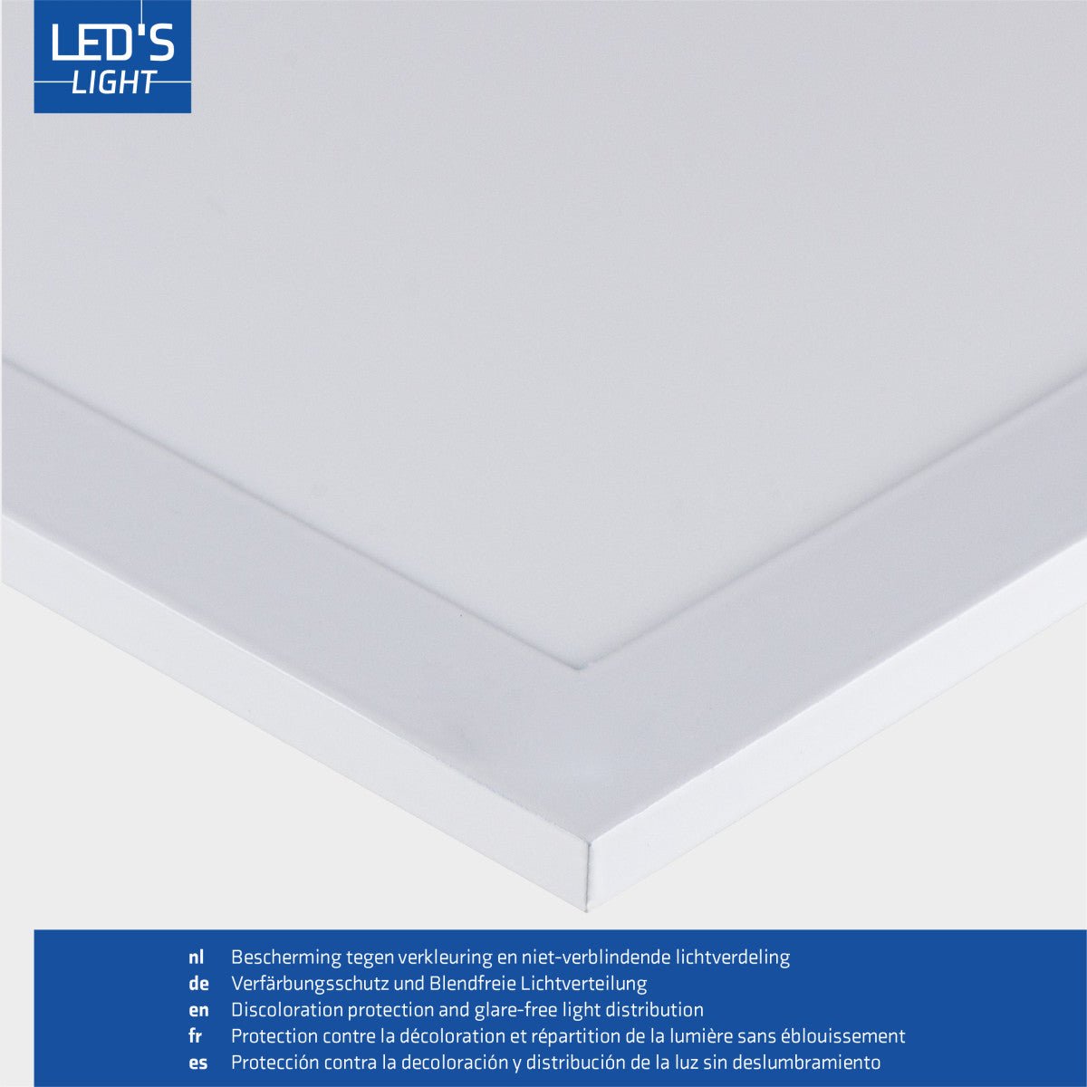 LED's Light LED Paneel 595x595mm - Vierkant - Neutraal wit (4000K) - 4000 Lumen - 40W Panelen LED.nl