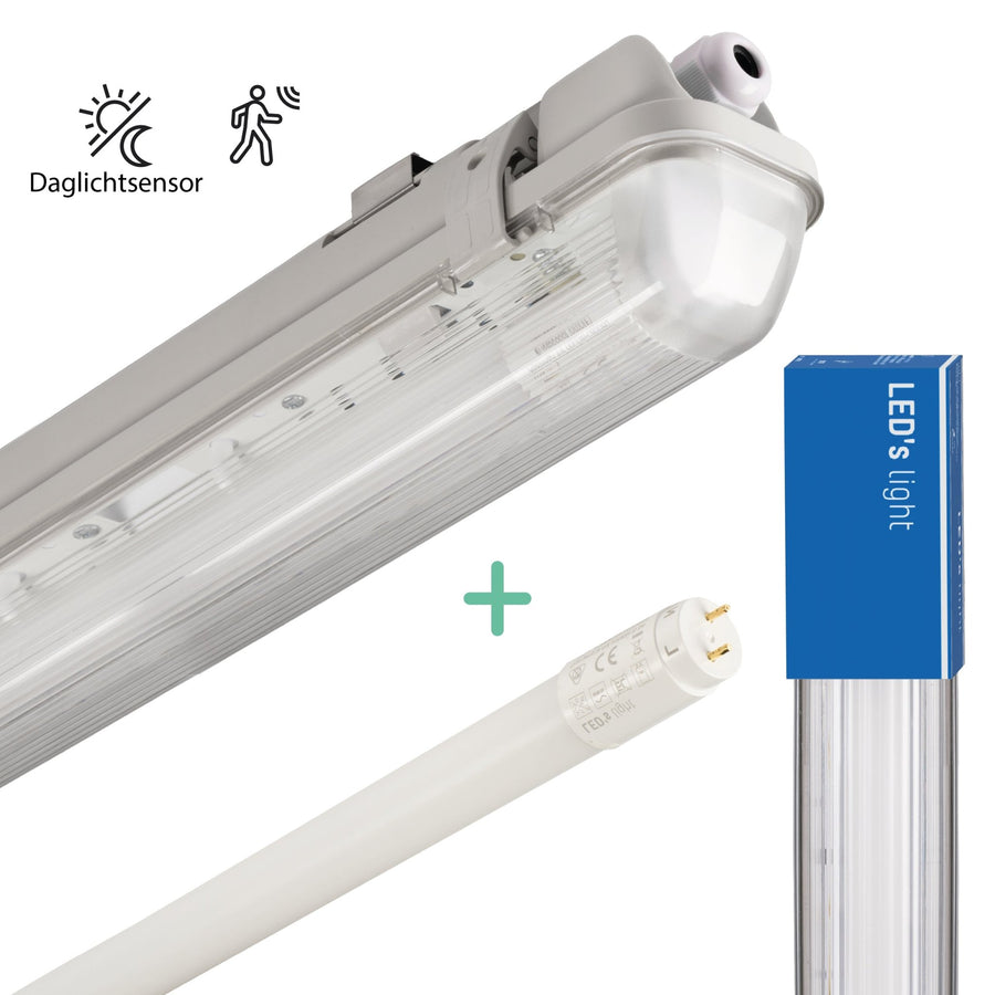 LED's Light LED TL fixture with sensor 120 cm - Motion sensor and night sensor - Waterproof - 2100 lm - LED.nl