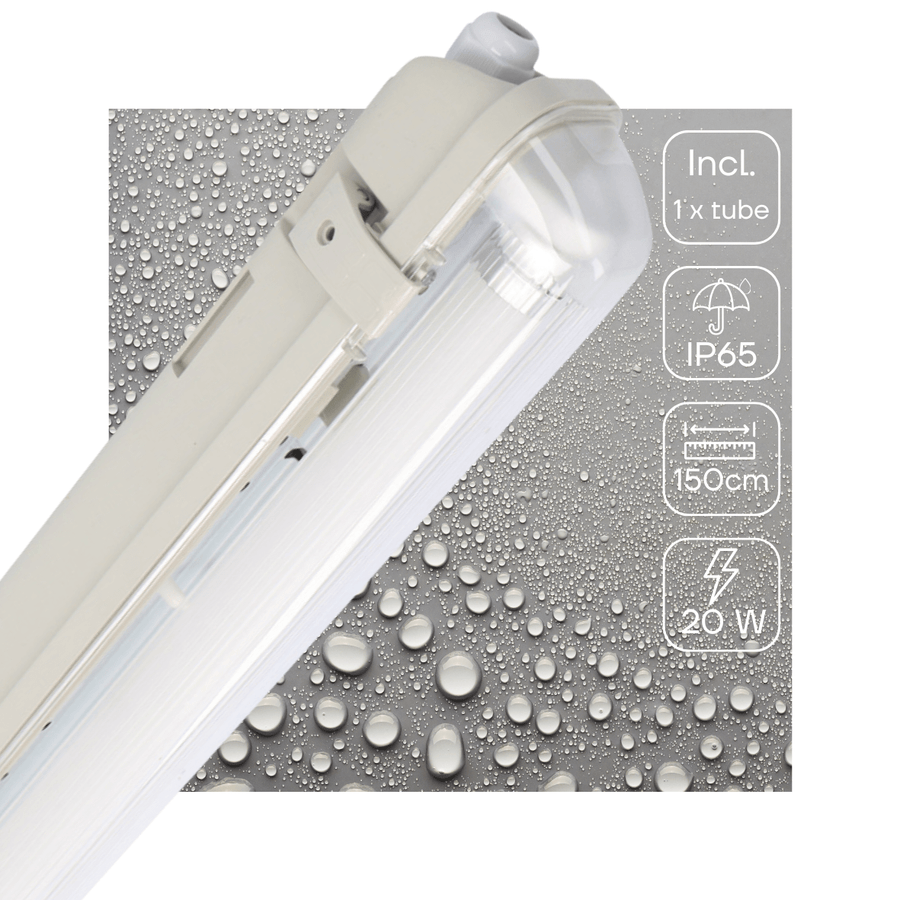 LED's Light LED TL lamp with sensor 150 cm - Motion sensor and night sensor - Waterproof - 3100 lm - LED.nl