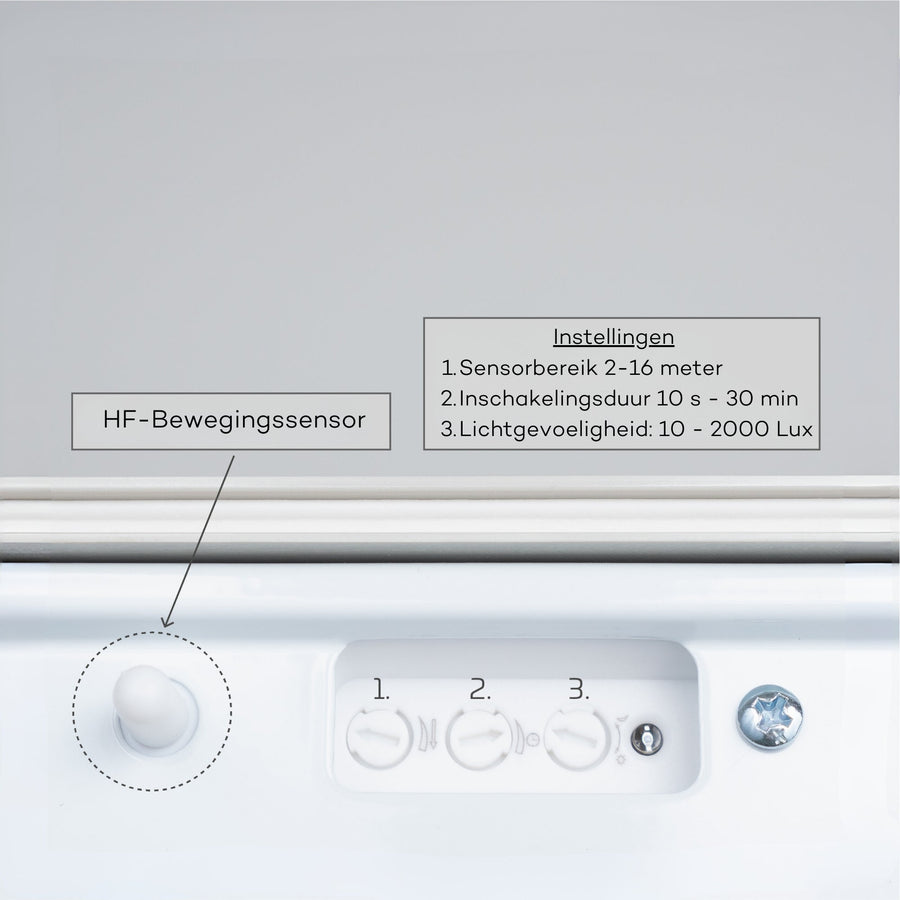 LED's Light LED TL lighting with sensor 60 cm - Motion sensor and night sensor - Waterproof - 1100 lm - LED.nl