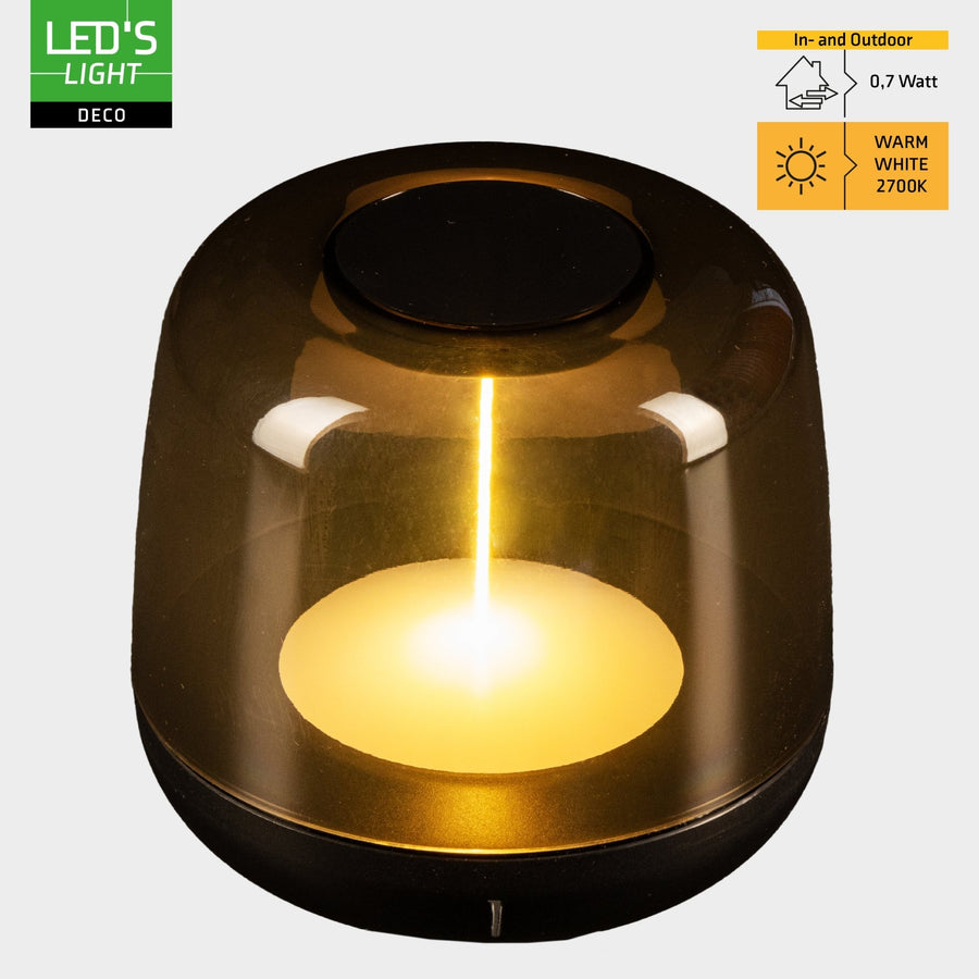 LED's Light Wiederaufladbare Tischleuchte mit Akku - Lichtspirale - Indoor &amp; Outdoor - RGBW - lidstore.shop