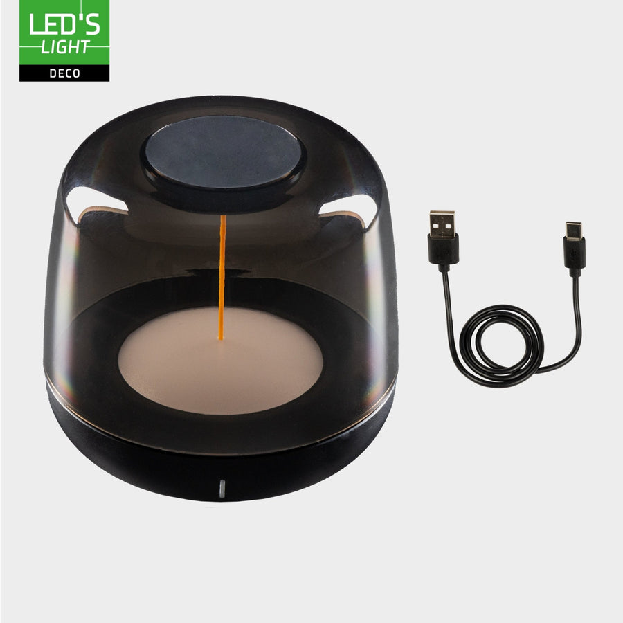 LED's Light Wiederaufladbare Tischleuchte mit Akku - Lichtspirale - Indoor &amp; Outdoor - RGBW - lidstore.shop
