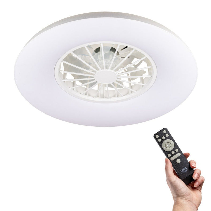 lidstore.shopckenleuchte mit Ventilator RGB - 39W 3300lm 2700K/6500K/RGB - Ø485mm IP20 - Dimmbar - lidstore.shop