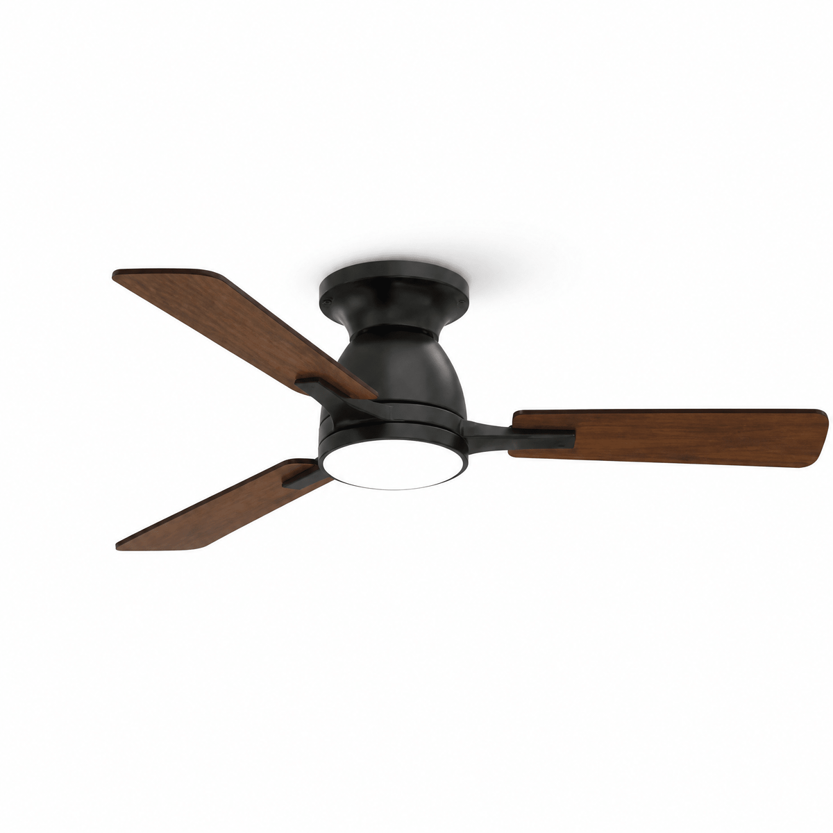 LED's Light Deckenventilator mit Lampe 106cm 2in1 Holz/Schwarz  53W 2200lm 1800K/4000K - lidstore.shop