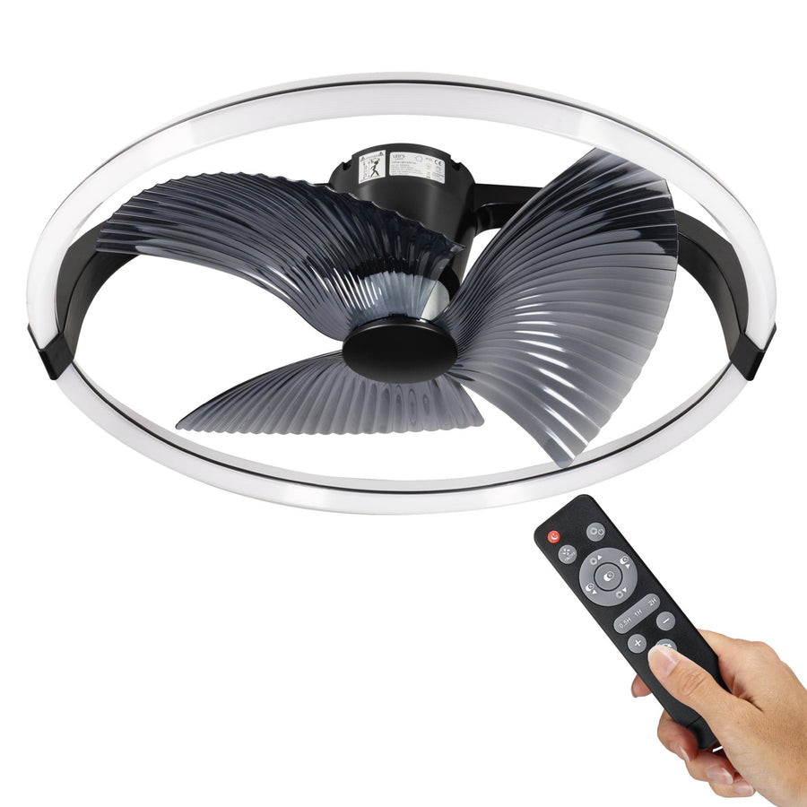 lidstore.shopckenventilator XL 74 cm - Bedienbar mit Fernbedienung - Schwarz - lidstore.shop