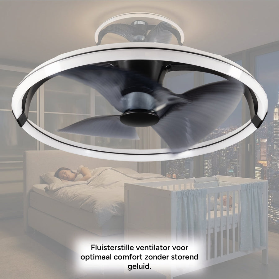 lidstore.shopckenventilator XL 74 cm - Bedienbar mit Fernbedienung - Schwarz - lidstore.shop