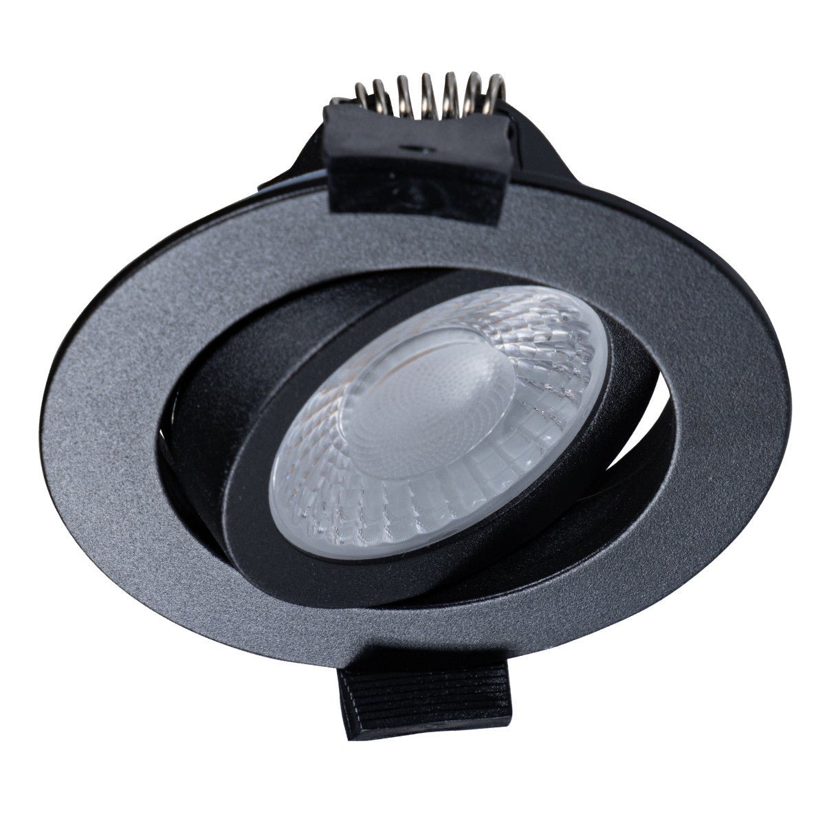 LED's Light PRO - 3 PACK - downlight inbouwspot Ø 68mm - Kantelbaar - Spatwaterdicht - Dim to Warm - Zwart LED.nl