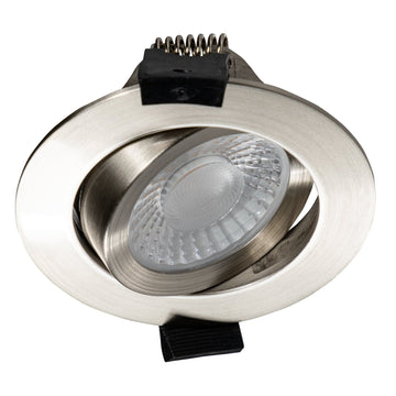 LED's Light PRO Downlight Einbaustrahler Ø 68mm - Schwenkbar - Spritzwassergeschützt - Dim to Warm - Silber - lidstore.shop