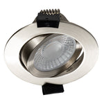 3 PACK - LED's Light PRO downlight inbouwspot Ø 68mm - Kantelbaar - Spatwaterdicht - Dim to Warm - RVS Inbouwspots LED.nl