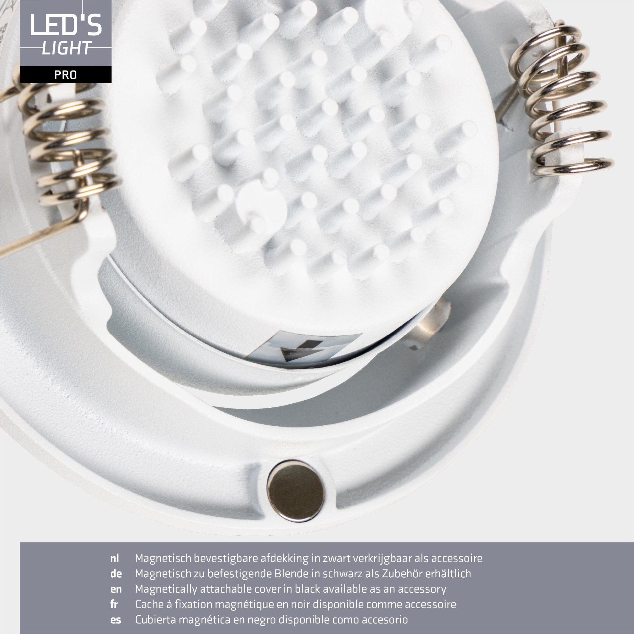 6 PACK - LED's Light PRO Inbouwspot 68 mm - Indoor & Outdoor - 3 lichtkleuren - Dimbaar licht - Wit Inbouwspots LED.nl