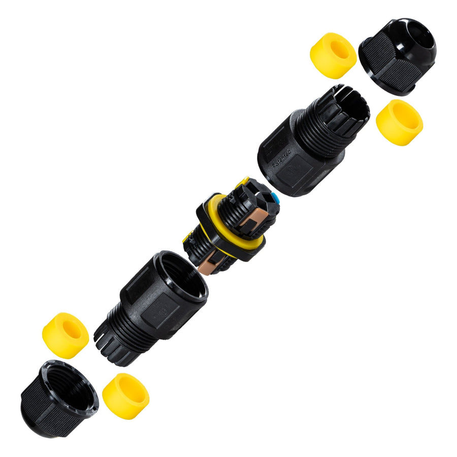 LED's Light Pro Junction Box I-connector 3P - IP68 waterproof - Junction box for cables from 4 to 11 mm - LED.nl