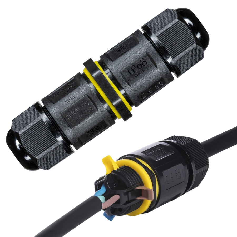 LED's Light Pro Junction Box I-connector 3P - IP68 waterproof - Junction box for cables from 4 to 11 mm - LED.nl
