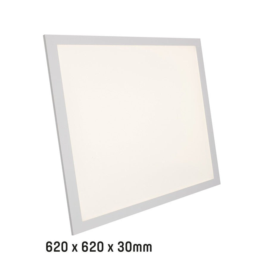 LEDs Light Pro LED-Panel – 30 W, 3900 lm Farbtemperatur, UGR < 19 – 620 x 620 mm – Weiß - lidstore.shop