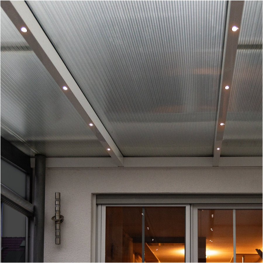 LED's Light PRO mini recessed spotlight 3 cm - For canopies, verandas and recessed ceilings - Dimmable - Gray - LED.nl
