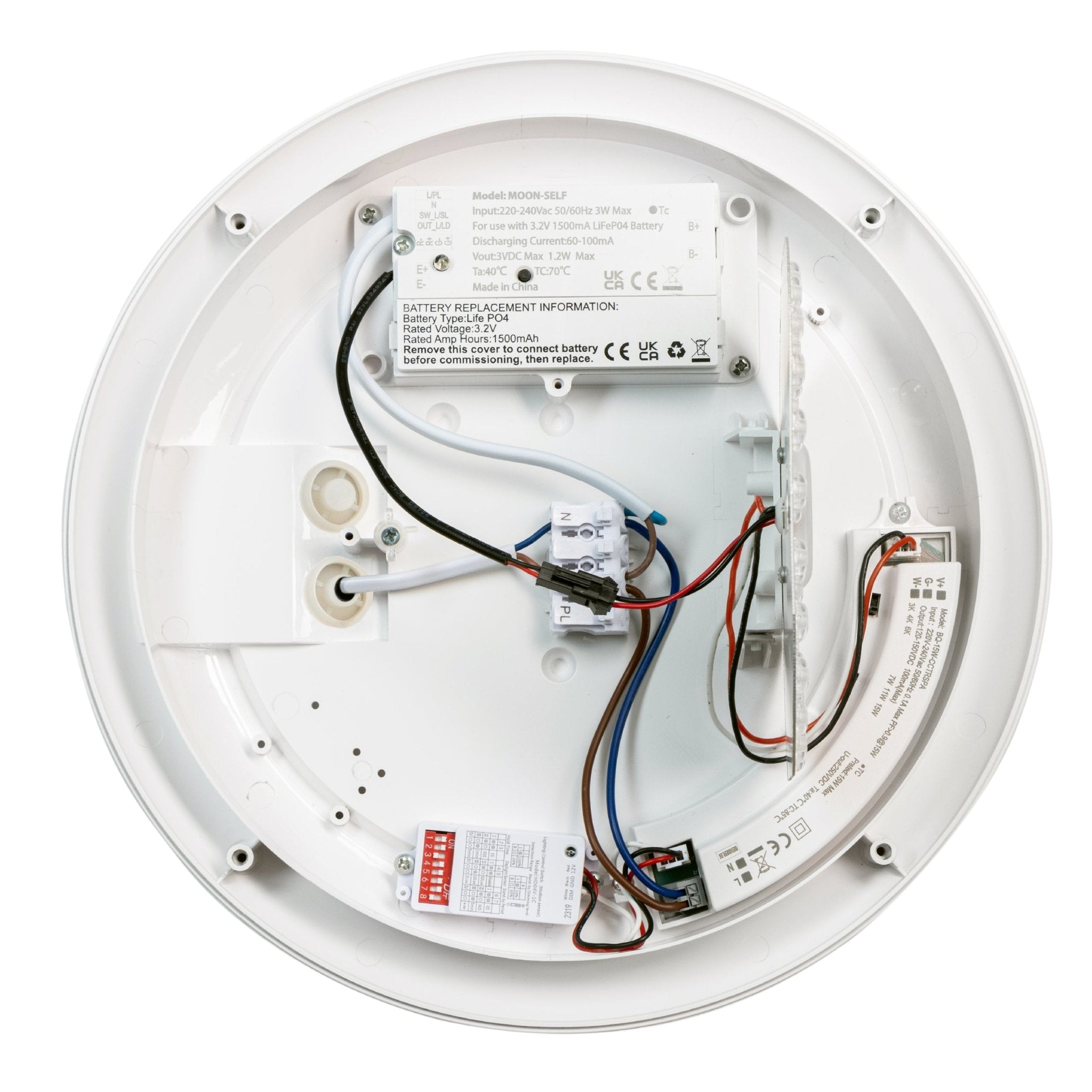 LED's Light PRO nood accu voor plafondlamp - Noodverlichting accu - Werkt tot 3 uur Plafondlampen Led.nl