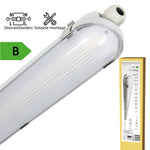 LED's Light Pro Philips Koppelbare TL armatuur 150 cm - 40W - Energielabel B - Dimbaar licht - 7200 lm - 180Lm/W - IP65 - 4000K - IK08 TL verlichting LED.nl