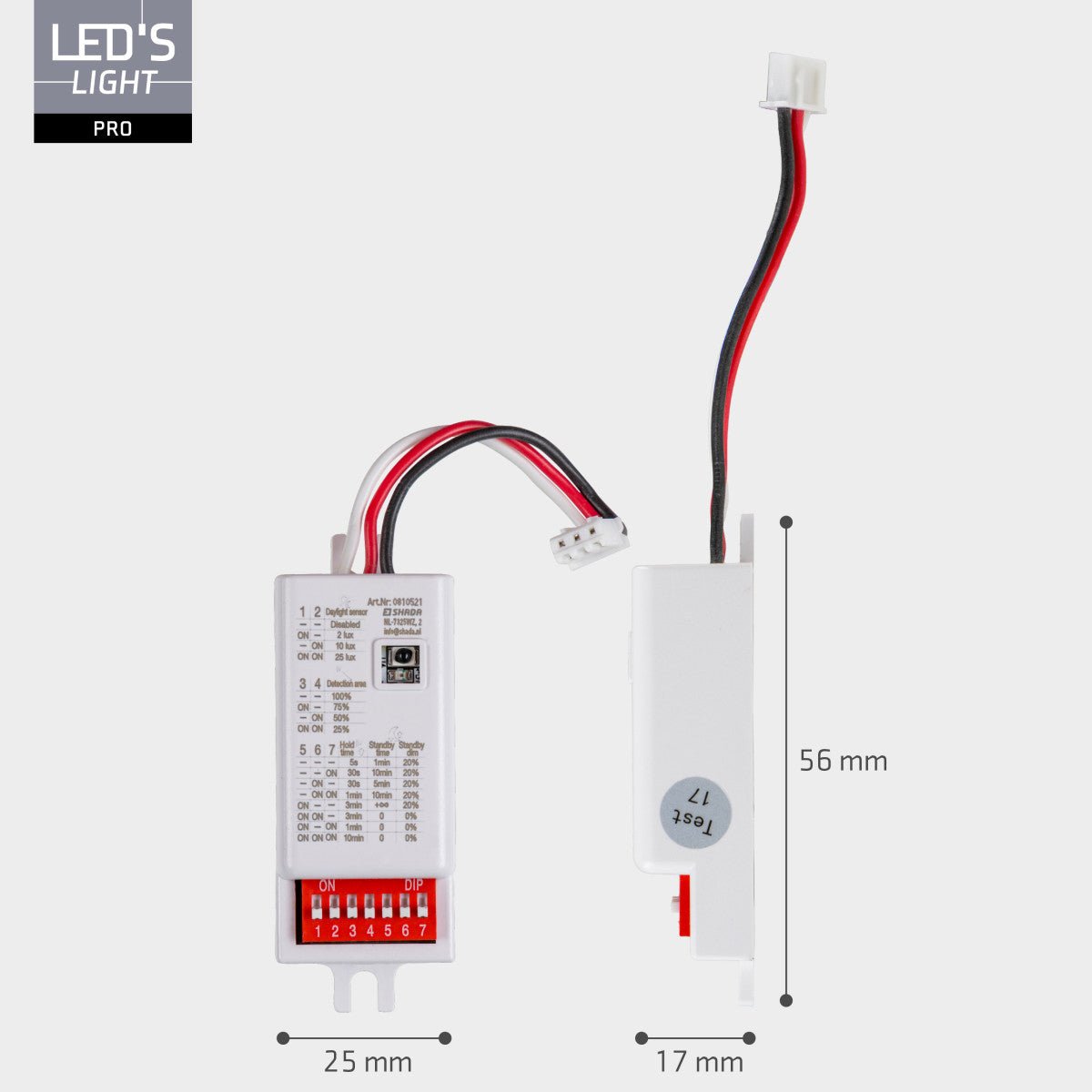 LED's Light Pro Plug & play-sensor voor LED-plafondlamp 0810520 Sensoren LED.nl