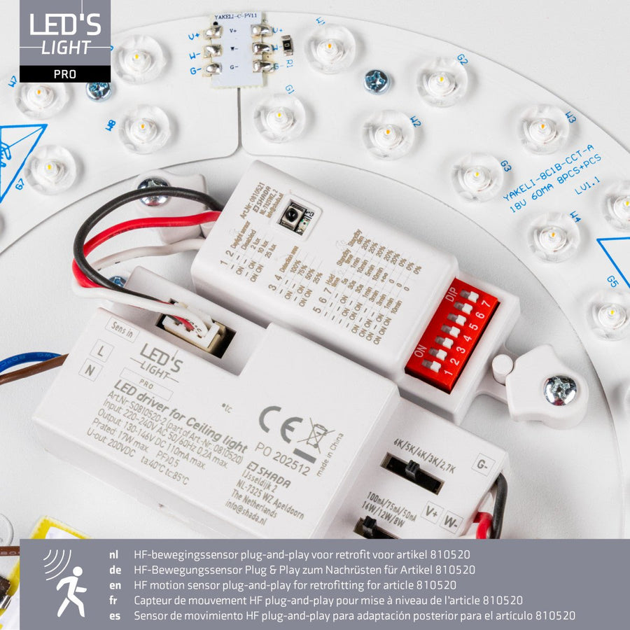 LED's Light Pro Plug & Play-Sensor für lidstore.shopckenleuchten 0810520 - lidstore.shop