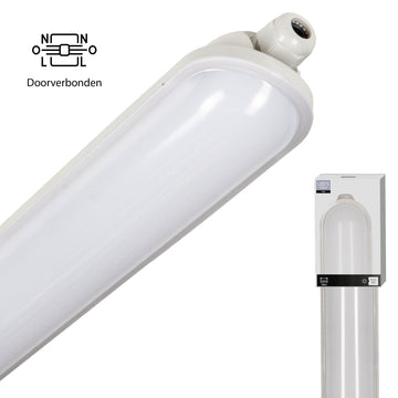 LED's Light Pro Premium LED TL fixture complete 150 cm - Waterproof - 6400 lm - LED.nl