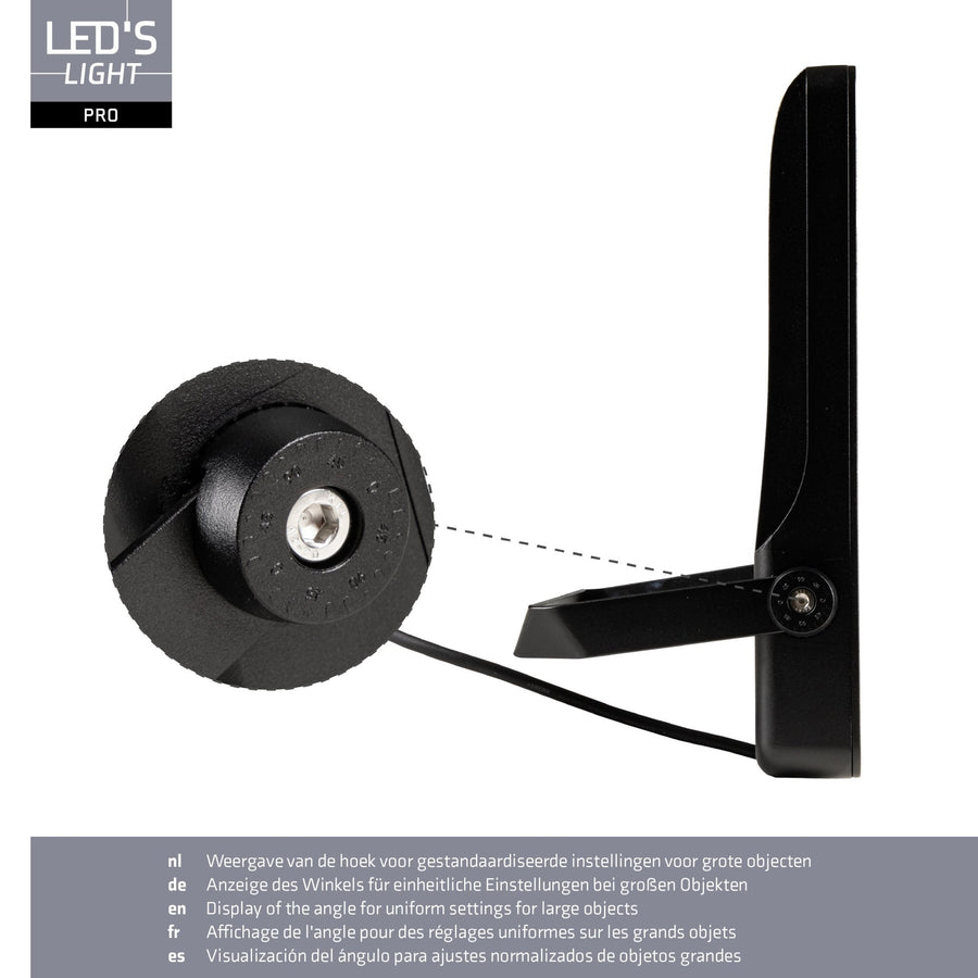 LED's Light Pro Premium Spotlight 25500 - 6 light modes - Water and rust resistant - 200W - LED.nl