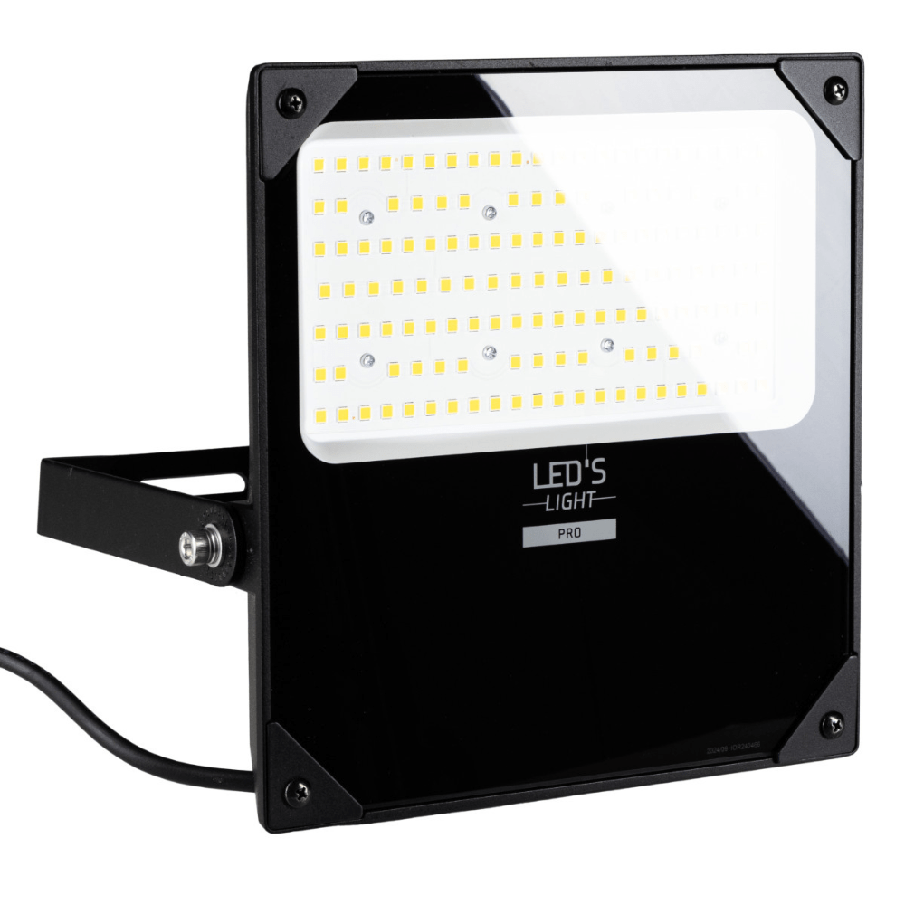 LED's Light pro Professionele LED Schijnwerper 18500 - 3 lichtstanden - Waterdicht - 100 watt - Daglichtsensor Schijnwerpers LED.nl