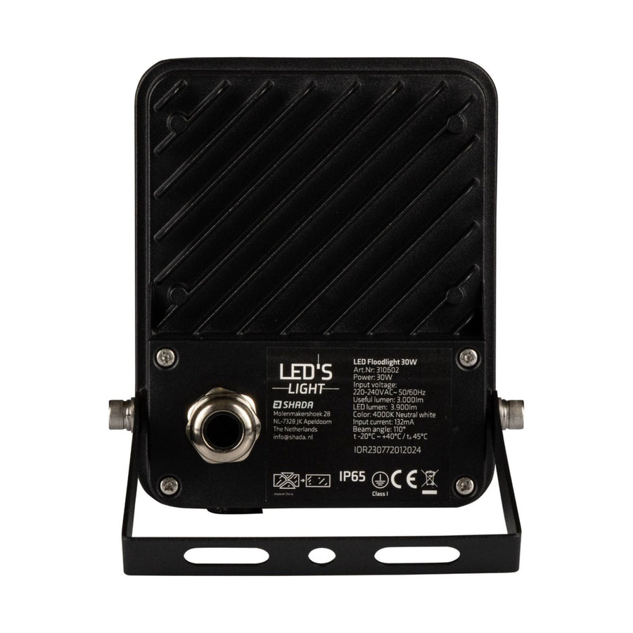 LED's Light Floodlight 3600 - Tiltable and Waterproof - Indoor &amp; Outdoor - 30W - LED.nl