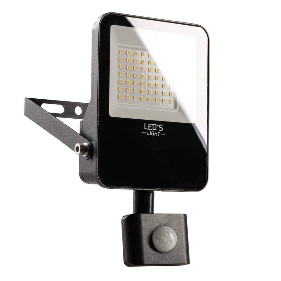 LED's Licht Flutlicht mit Bewegungsmelder 360° - Wasserdicht &amp; Neigbar - 30W - lidstore.shop