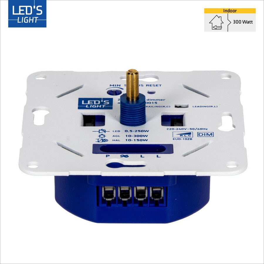 LED's Light Smart Zigbee LED-Dimmer – 300 Watt – Geeignet für Phasenabschnitt- und Phasenanschnittbeleuchtung – Integrierter Dimmer – Universell - lidstore.shop